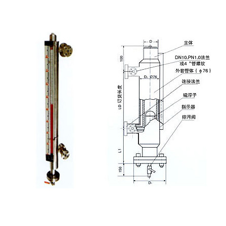 AMZ磁性液位計保溫型